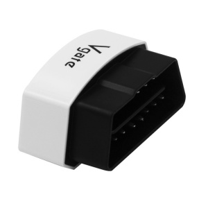 Interfata OBD2 Vgate iCar3 alb negru pentru diagnoza auto wireless