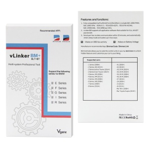 Vedere spate adaptor Vgate vLinker BM+