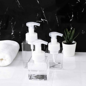 Dozator Sapun Spuma, Transparent, 400ml, Detergent, Balsam, Lotiuni - Img 3