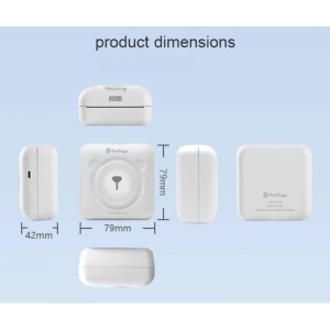 Imprimanta Mini de Buzunar Portabila, Aplicatie Smartphone, Bluetooth, Fotografii cu Printare Termica - Img 3