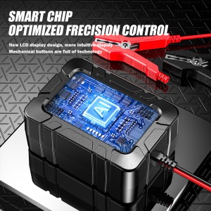 Informatii incarcare si moduri automate afisate pe LCD Foxsur