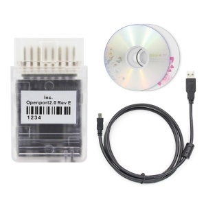 Pachet OpenPort 2.0 cu cablu si software pentru rescriere ECU