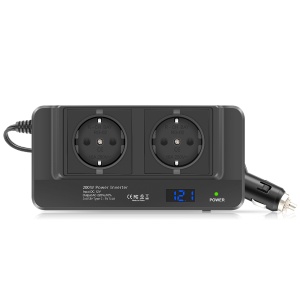 Modul de conversie 12V-220V cu afisaj digital și tehnologie de încărcare rapidă PD