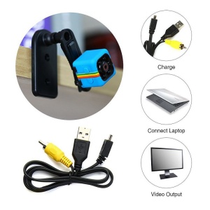 Mini Micro Camera Albastra Sport si Auto Smart Techstar® SQ11 cu Nightvision 12MP - Img 6
