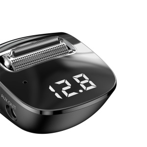 Modulator FM Baseus F40, 4in1, Wireless, Bluetooth 5.0, FM Transmitator, AUX Out, Tensiune Baterie, Design PREMIUM - Img 5