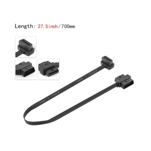 Set cablu si adaptoare OBD2 2 in 1 Techstar 70cm