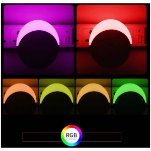 Selectie culori lumina ambientala RGB pentru priza inteligenta Techstar M-A29