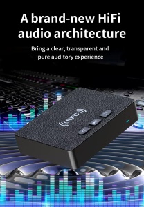 Receiver Audio Bluetooth 6.0 cu conexiune stabila si rezistenta la interferente