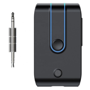 Receptor Bluetooth Techstar® J28, Bluetooth 5.0, Microfon Incorporat, CVC8.0, DSP, AUX, Acumulator Incorporat, Multipoint, HandsFree, Type-C - Img 1