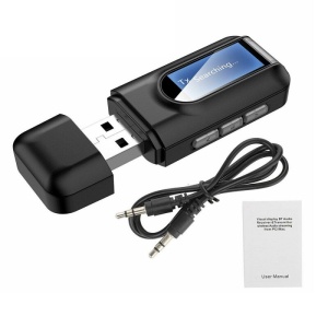 set complet receptor transmitator bluetooth Techstar T16 cu instructiuni