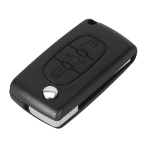 Resigilat Carcasa Cheie Auto Techstar® compatibila cu Peugeot, Citroen, 207,307, 407, C2, C3, C4, C5, C6, C8, cu 3 Butoane, VA2, CE0536