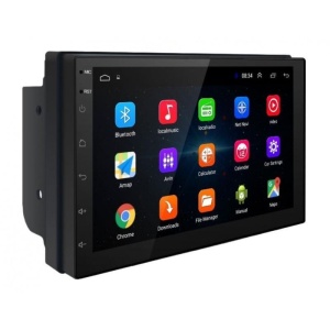 Resigilat Navigatie Auto Multimedia Techstar® 7168, 2DIN, Android 8.1, 1 GB + 32 GB, GPS Radio, Wi-Fi, Display 7", Quad Core, MP5 Player, Negru - Img 1