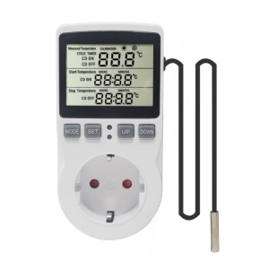 Resigilat Priza Programabila Techstar® KT3100, Digital Timer, Priza Intrerupator, 230V, 16A, Programabila Timp/Temperatura, Termostat, Senzor Temperatura (3m) - Img 7