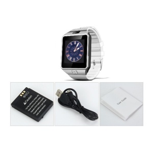 Resigilat Smartwatch Mtk DZ09 cu Bluetooth si Camera Foto, Compatibil SIM si MicroSD Alb - Img 8