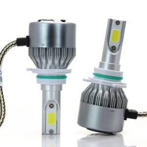 Set 2 LED-uri Auto Techstar® C6, 9006, 36w, 3800 Lumeni, 6500K, AUTO, 12-24 Volti, COB - Img 3
