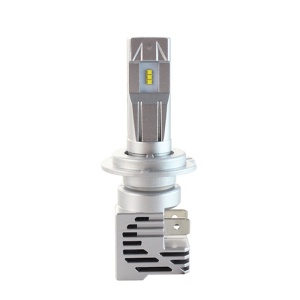 Set 2 LED-uri Auto Techstar® M3, H7, 40w, 8000 Lumeni, 6500K, AUTO, 12-24 Volti, ZES, Canbus, Miez Cupru, Radiator Aluminiu - Img 2