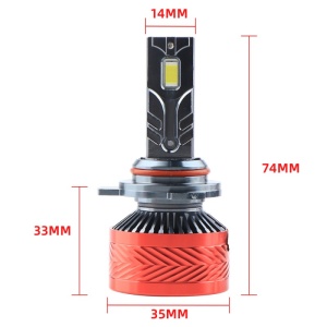 set 2 becuri led auto techstar p14 9012 cu lumina alba 6000k