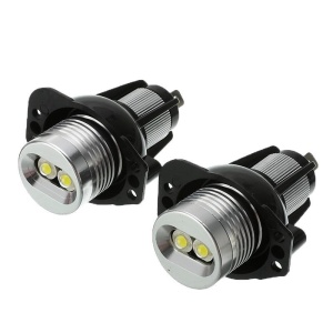 Set 2 LED marker Techstar Angel Eyes, 6W, 6500K, compatibil BMW E90 E91