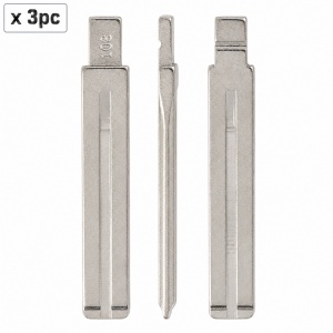 Set 3 lame cheie auto 108# HY22 pentru Hyundai Verna