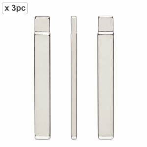 Set 3 lame cheie auto 71# HU100 pentru Opel, Chevrolet, Buick si GMC
