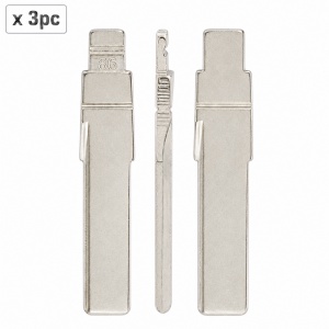 Set 3 lame cheie auto 86# HU66 pentru VW, Audi, Seat si Skoda