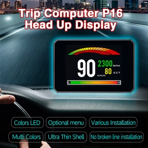 Proiectie date pe parbriz cu Techstar P16 HUD pentru monitorizare viteza