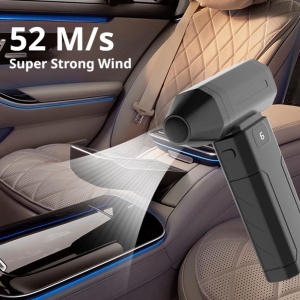 Suflanta Techstar Turbo Air Duster cu flux puternic de aer pentru curatarea interiorului auto