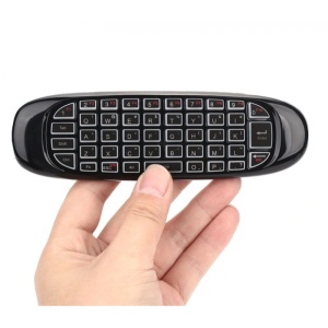 Tastatura Wireless Techstar® R15, QWERTY, Air Mouse, Telecomanda Mini, Wireless 2.4G, Gyroscop, pentru IR PC, Smart TV, Android Box - Img 4
