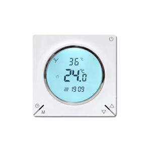 Termostat Techstar TH-12W alb cu ecran digital afisaj temperatura