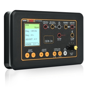tester actuatori auto Techstar QDB-3A vedere frontala pe banc de lucru