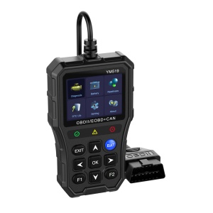 Tester YM519 langa cablu de conectare, pe fundal alb