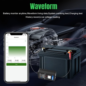 test baterie wireless konnwei cu afisaj pe smartphone