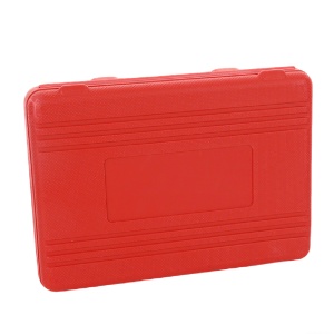 Carcasă/cutie plastic roșie pentru set tester compresie
