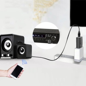 conectare transmitator receptor audio bluetooth techstar m135 la tv si pc