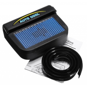 Ventilator Auto cu Incarcare Energie Solara pentru Geam Automobil, cu Prindere de Cauciuc - Img 4