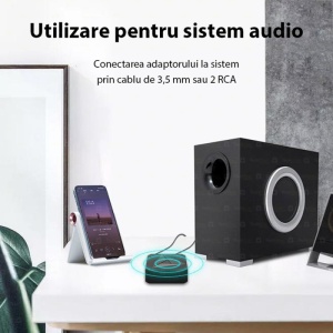 conectare adaptor bluetooth techstar m21 la sistem audio