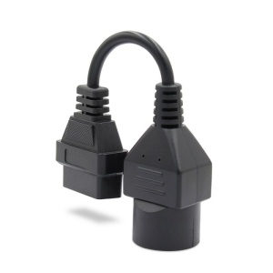 Adaptor diagnostic Mazda 17 pini la OBD2, mufe aliniate vertical