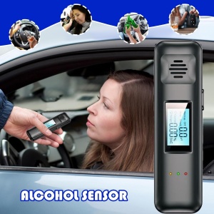 Alcooltest digital Techstar cu indicator LED tricolor pentru diferite niveluri detectate
