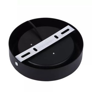 Aplica LED Techstar® Slim P, Putere 15W, Culoare Lumina 6500K, Diametru 12cm, Grosime 3cm, CRI 80+, Corp Aluminiu, Negru - Img 2