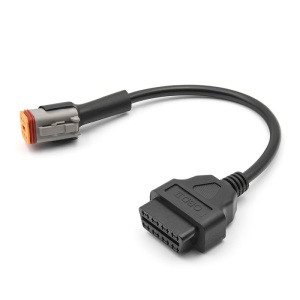 adaptor OBD2 Harley Davidson Techstar 6 pini la 16 pini pentru diagnoza