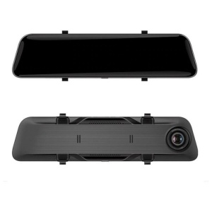 Camera Auto Oglinda cu Touchscreen Techstar® D40, 10 inch, Inregistrare Duala Fata/Spate Marsarier, 1080P FullHD, Unghi de Filmare 170 Grade, Negru - Img 3