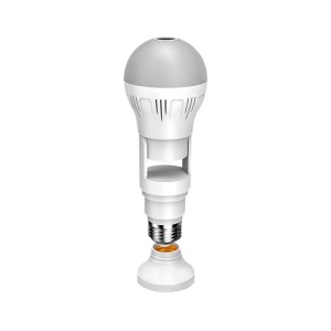 Camera Supraveghere Video Techstar® V360, Forma Bec, FullHD, Wireless, Iluminare LED, 360°, SplitView, Microfon, Difuzor - Img 5