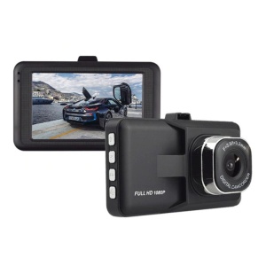 Camera Video Auto Techstar® T616, Display LCD 3 inch, Full HD, Rezolutie 1080P, G-Sensor, Night Vision, Unghi de filmare 140°, Negru - Img 1