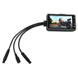 Camera Video Motocicleta Dubla Techstar® MT18 3MP HD 720P 50fps Display 3Inch - Img 2