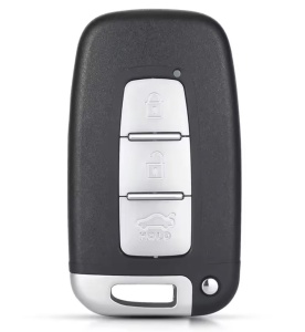 Carcasa cheie auto pliabila Techstar compatibila cu Hyundai Sonata, Azera, Genesis Coupe, ix35, i30, i45 si Kia Forte, Sportage, K2, K5, 3 butoane, HOLD portbagaj, lama HYN14 stanga, fara electronica, pozitie inchisa