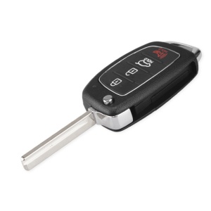 Carcasa cheie auto 4 butoane TOY40 Hyundai Santa FE IX25 IX35 IX45 vedere completa cu lamela montata