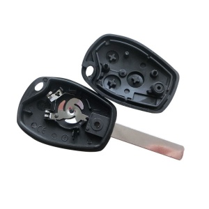 Cheie auto Renault Dacia 3 butoane deschisa, interior vizibil