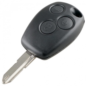 Carcasa Cheie Auto Techstar® compatibila cu Renault Clio, Megane, Modus, Espace, Scenic, Laguna, Dacia Logan, Duster, Sandero, 3 Butoane, NE73