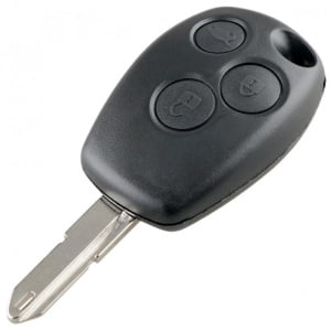 Carcasa cheie auto Techstar Fiat Punto Ducato Panda Bravo Doblo 3 butoane albastru