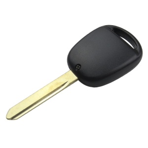Carcasă carcasă cheie auto Mitsubishi cu două butoane, lama dreaptă în poziție verticală
